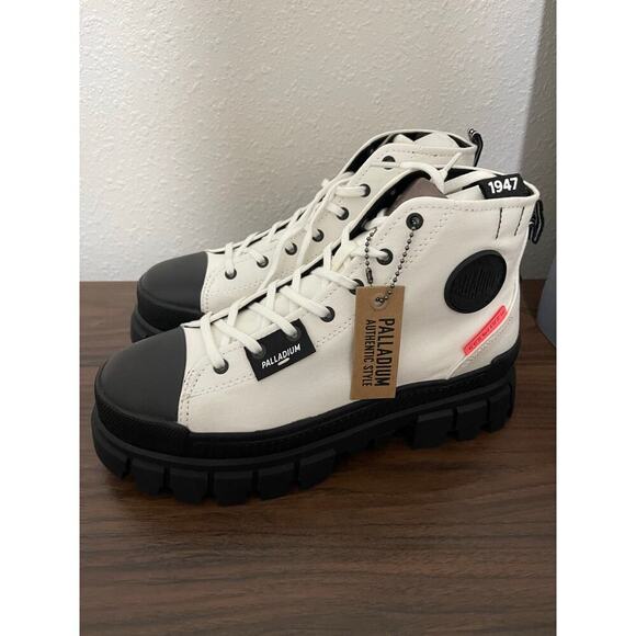 Palladium White Revolt Canvas HI TX Women’s Shoe - Picture 6 of 10